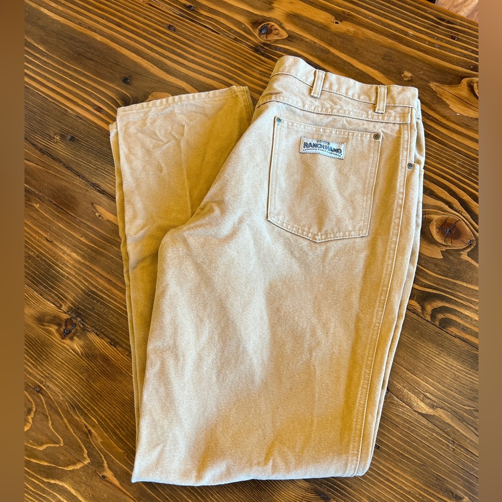 🚨 FINAL SALE 🚨 Schaefer Men’s Ranch Hand Dungarees, Tan/Khaki, Size 40 x 36